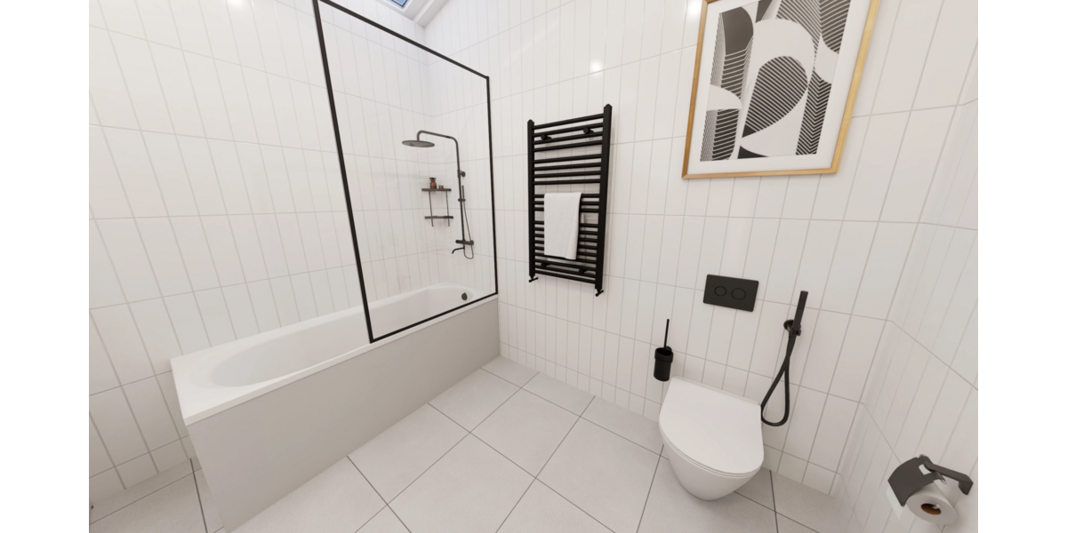 Dachgeschosswohnung Badezimmer