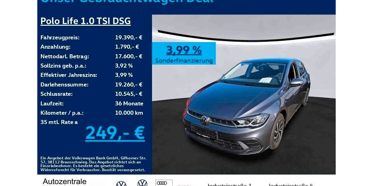 VW Polo 9.600 km 19.390 &euro; Heiligenroth 56412