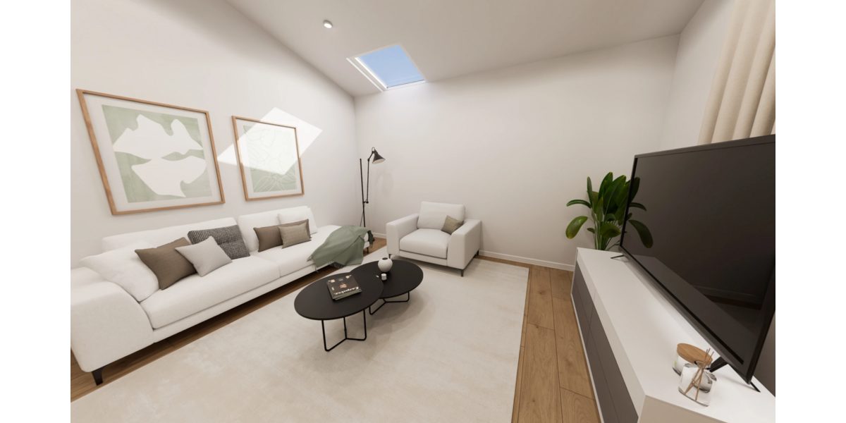 Dachgeschosswohnung Wohnzimmer