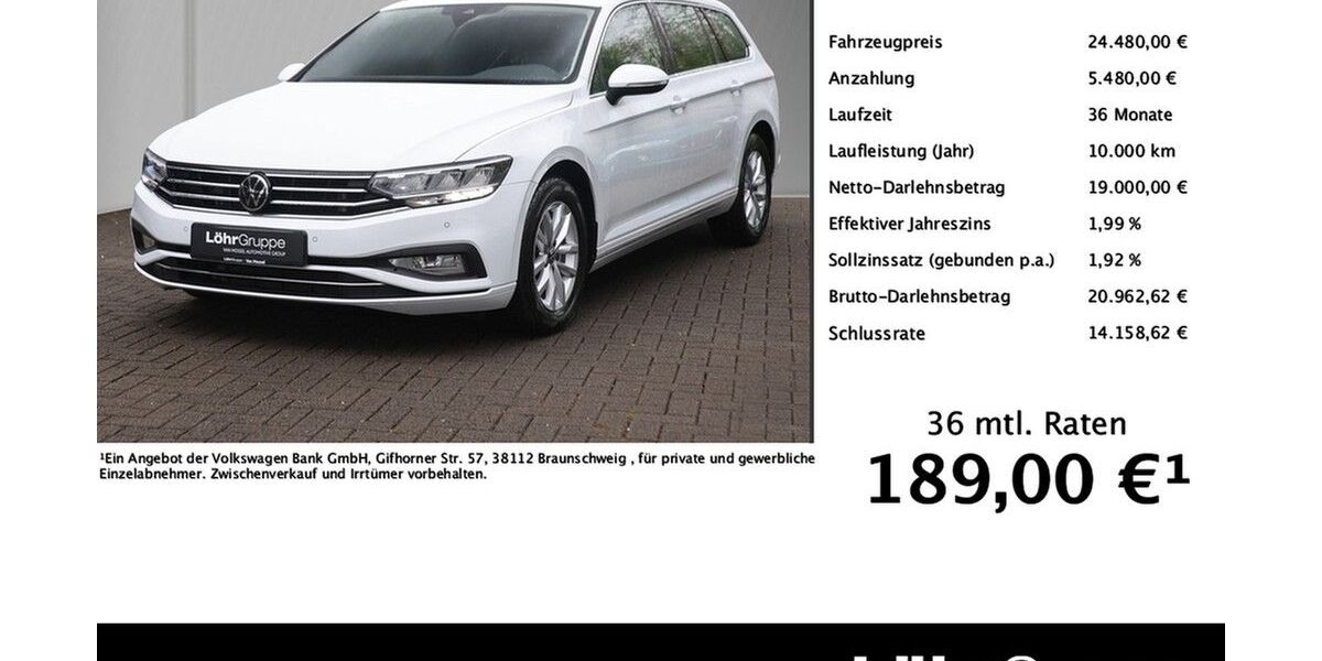 VW Passat Variant 74.640 km 24.480 &euro; Koblenz 56076