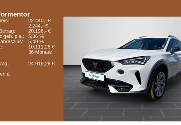Cupra Formentor 35.723 km 21.880 &euro; Mayen 56727