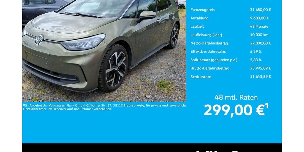 VW ID.3 11.324 km 31.680 &euro; Neuwied 56564