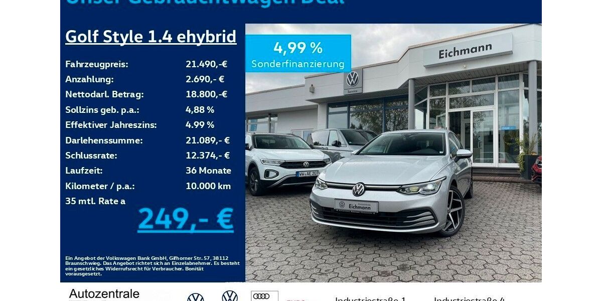 VW Golf 55.600 km 21.490 &euro; Heiligenroth 56412